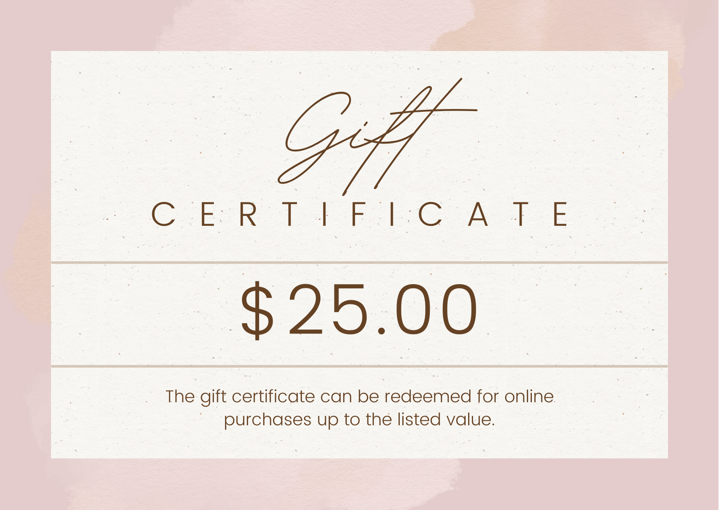 Seamworks & Co. gift card - 25$